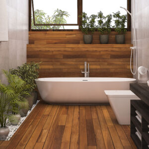 Teck massif pont de bateau